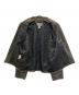 中古・古着 Eddie Bauer (エディーバウアー) カウレザージャケット ブラック サイズ:L：16000円