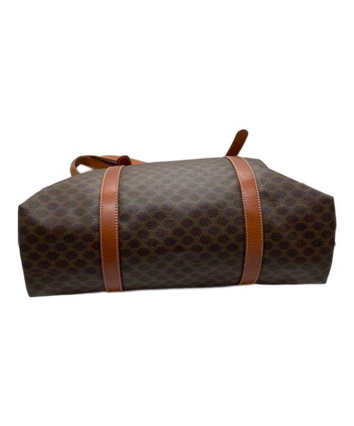 CELINE（セリーヌ）CELINE (セリーヌ) マカダム柄トートバッグ ブラウンの古着・服飾アイテム