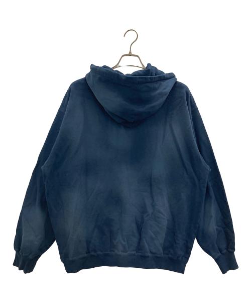 X-LARGE（エクストララージ）X-LARGE (エクストララージ) ハーフジップパーカー ネイビー サイズ:Lの古着・服飾アイテム