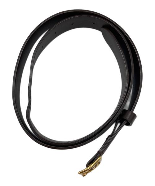 AURALEE（オーラリー）AURALEE (オーラリー) SQUARE BUCKLE BELT ブラウン サイズ:サイズ表記無しの古着・服飾アイテム