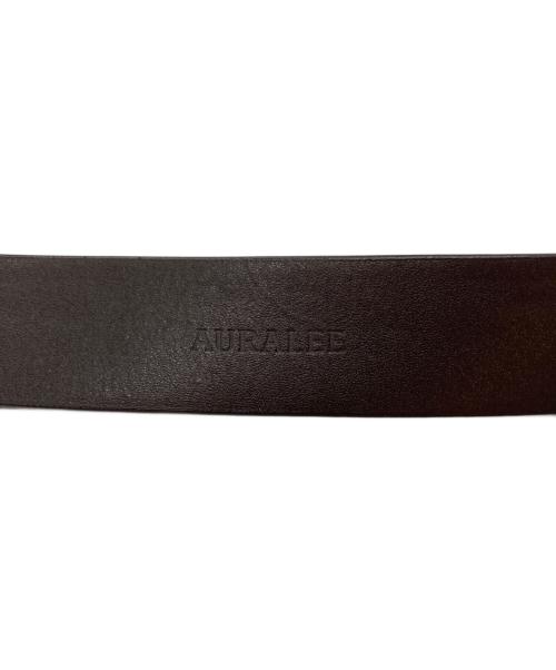 AURALEE（オーラリー）AURALEE (オーラリー) SQUARE BUCKLE BELT ブラウン サイズ:サイズ表記無しの古着・服飾アイテム