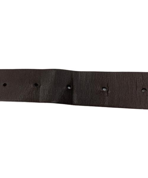 AURALEE（オーラリー）AURALEE (オーラリー) SQUARE BUCKLE BELT ブラウン サイズ:サイズ表記無しの古着・服飾アイテム