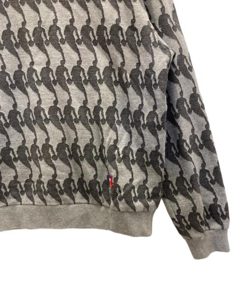 LOUIS VUITTON（ルイ ヴィトン）LOUIS VUITTON (ルイ ヴィトン) NBA (エヌビーエー) NBAプレイヤー ジャカードスウェットシャツ グレー サイズ:Sの古着・服飾アイテム