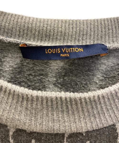 LOUIS VUITTON（ルイ ヴィトン）LOUIS VUITTON (ルイ ヴィトン) NBA (エヌビーエー) NBAプレイヤー ジャカードスウェットシャツ グレー サイズ:Sの古着・服飾アイテム