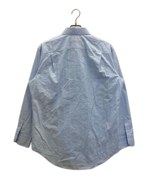 LOUIS VUITTON（ルイ ヴィトン）LOUIS VUITTON (ルイ ヴィトン) モノグラムストライプシャツ ブルー サイズ:40の古着・服飾アイテム