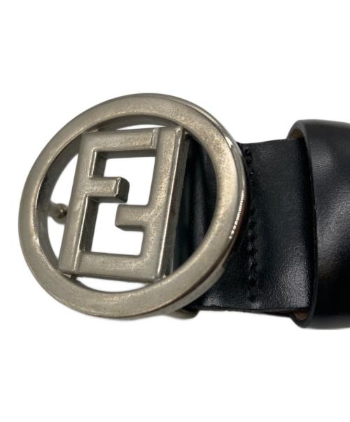 FENDI（フェンディ）FENDI (フェンディ) ロゴバックルベルト ブラック サイズ:SIZE 90の古着・服飾アイテム