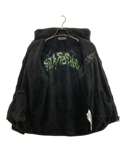 DIESEL（ディーゼル）DIESEL (ディーゼル) フリースジャケット ブラック サイズ:XSの古着・服飾アイテム