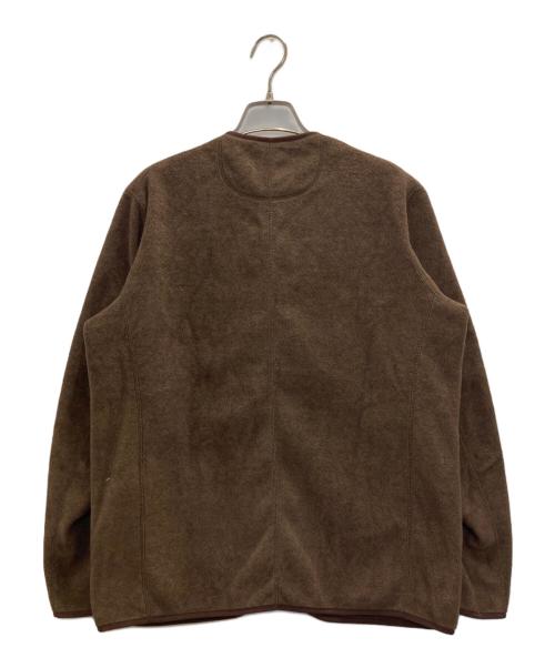 DANTON（ダントン）DANTON (ダントン) フリースカーディガン ブラウン サイズ:40の古着・服飾アイテム