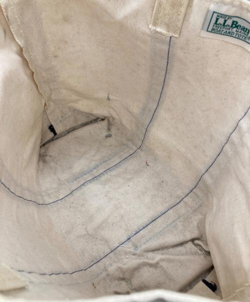 L.L.Bean（エルエルビーン）L.L.Bean (エルエルビーン) 90s キャンバストートバッグ ベージュ×ネイビーの古着・服飾アイテム