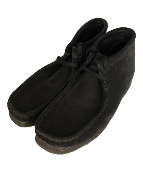 CLARKS ORIGINALS（クラークス オリジナルズ）Clarks Originals (クラークス オリジナルズ) ワラビーブーツ ブラック サイズ:25㎝の古着・服飾アイテム