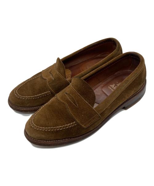 Alden（オールデン）Alden (オールデン) スエードコインローファー ブラウン サイズ:SIZE 6の古着・服飾アイテム