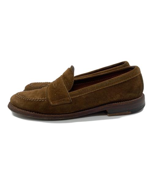 Alden（オールデン）Alden (オールデン) スエードコインローファー ブラウン サイズ:SIZE 6の古着・服飾アイテム
