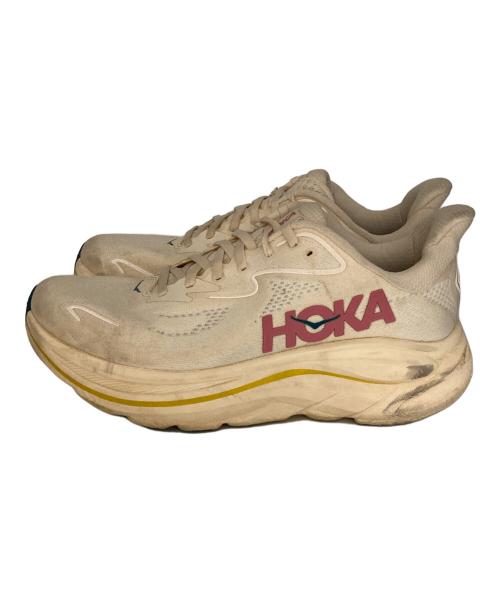 HOKA（ホカ）HOKA (ホカ) CLIFTON 10 WIDE アイボリー サイズ:25㎝の古着・服飾アイテム
