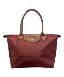 LONGCHAMP（ロンシャン）の古着「ル プリアージュ オリジナル M トートバッグ」｜ブラウン