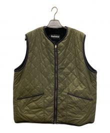Barbour×green label relaxing（バブアー×グリーンレーベルリラクシング）の古着「別注 リバーシブルベスト」｜グリーン×ブラック