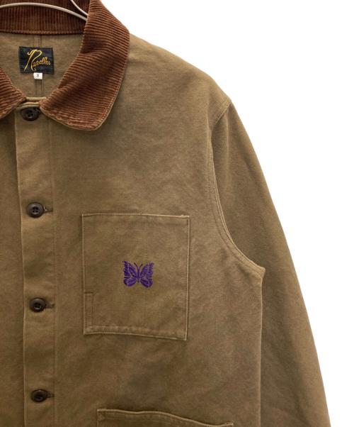 Needles（ニードルズ）Needles (ニードルズ) 襟コーデュロイカバーオール ブラウン サイズ:Sの古着・服飾アイテム