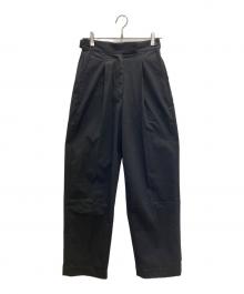 FRED PERRY（フレッドペリー）の古着「タックパンツ」｜ブラック