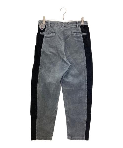 C.E（シーイー）C.E (シーイー) バイカラーコーデュロイパンツ グレー サイズ:Ｍの古着・服飾アイテム