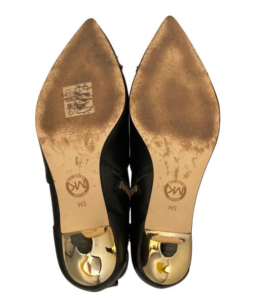 MICHAEL KORS（マイケルコース）MICHAEL KORS (マイケルコース) スタッズヒールブーツ ブラック サイズ:5Mの古着・服飾アイテム