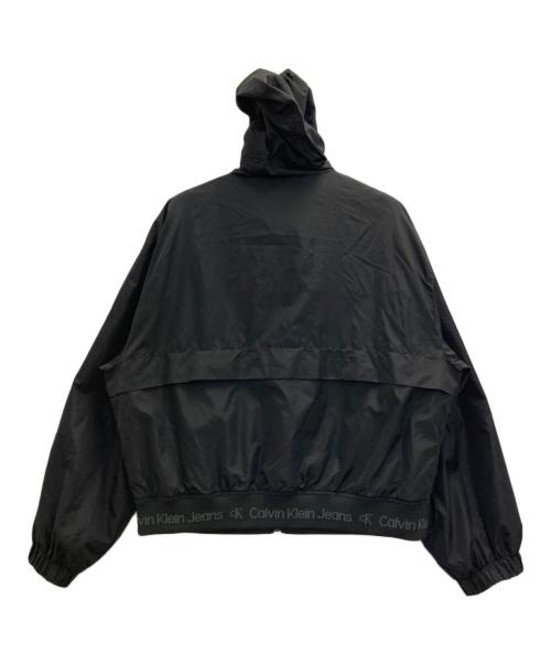 Calvin Klein Jeans（カルバンクラインジーンズ）Calvin Klein Jeans (カルバンクラインジーンズ) パッカブルウィンドブレーカー ブラック サイズ:Sの古着・服飾アイテム