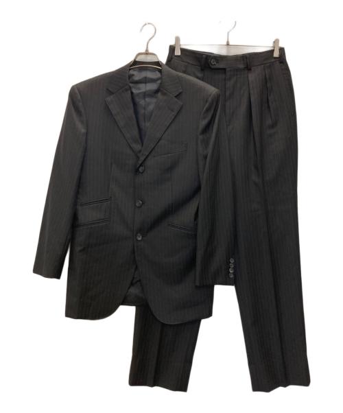BURBERRY LONDON（バーバリーロンドン）BURBERRY LONDON (バーバリーロンドン) ウールセットアップスーツ ブラック サイズ:Ｍの古着・服飾アイテム