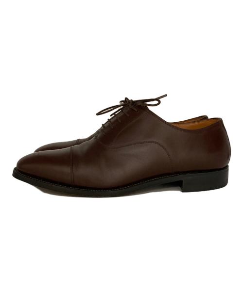 SCOTCH GRAIN（スコッチグレイン）SCOTCH GRAIN (スコッチグレイン) ストレートチップシューズ ブラウン サイズ:26㎝の古着・服飾アイテム