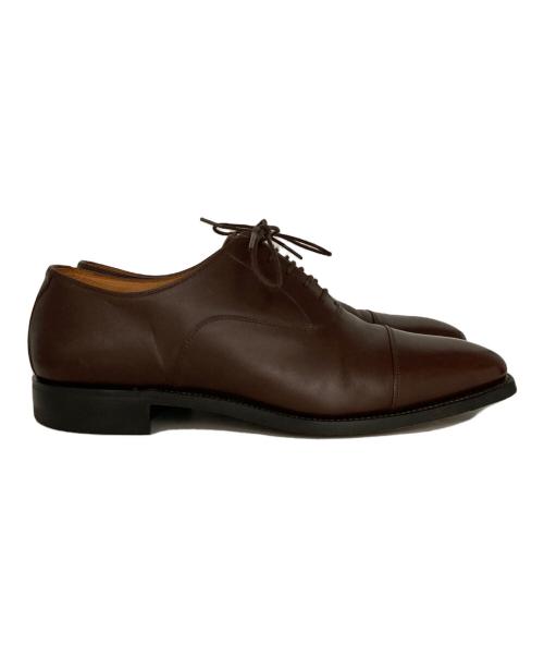 SCOTCH GRAIN（スコッチグレイン）SCOTCH GRAIN (スコッチグレイン) ストレートチップシューズ ブラウン サイズ:26㎝の古着・服飾アイテム