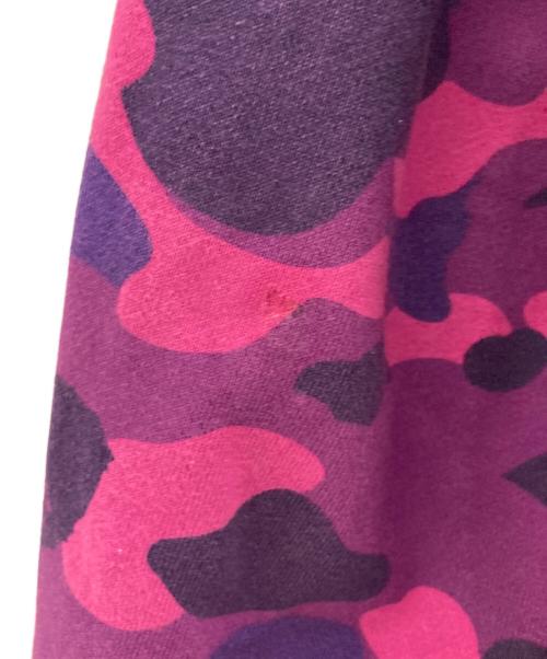 A BATHING APE（アベイシングエイプ）A BATHING APE (アベイシングエイプ) ロゴスウェット パープル サイズ:Ｍの古着・服飾アイテム