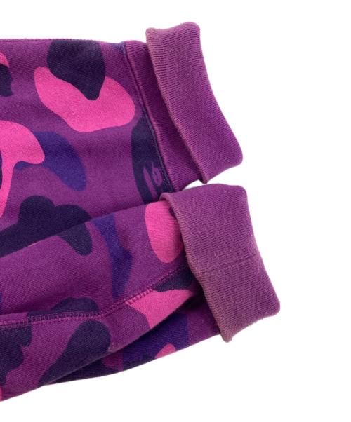 A BATHING APE（アベイシングエイプ）A BATHING APE (アベイシングエイプ) ロゴスウェット パープル サイズ:Ｍの古着・服飾アイテム