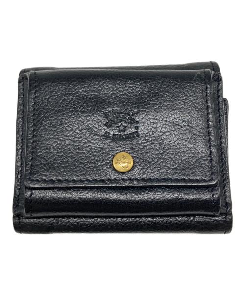 IL BISONTE（イル ビゾンテ）IL BISONTE (イル ビゾンテ) 3つ折り財布 ブラックの古着・服飾アイテム