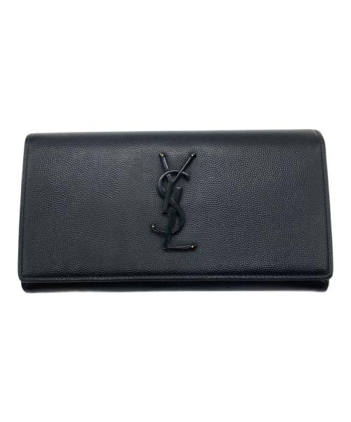 SAINT LAURENT（サンローラン）SAINT LAURENT (サンローラン) 長財布 ブラックの古着・服飾アイテム