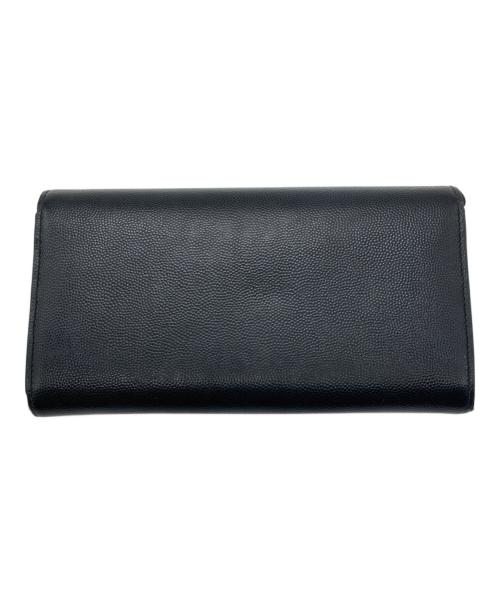 SAINT LAURENT（サンローラン）SAINT LAURENT (サンローラン) 長財布 ブラックの古着・服飾アイテム