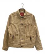 LEVI'S REDリーバイス レッド）の古着「トラッカージャケット」｜ベージュ