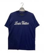 LOUIS VUITTONルイ ヴィトン）の古着「グラフィックロゴニットTシャツ」｜ネイビー