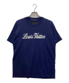 LOUIS VUITTON（ルイ ヴィトン）の古着「グラフィックロゴニットTシャツ」｜ネイビー