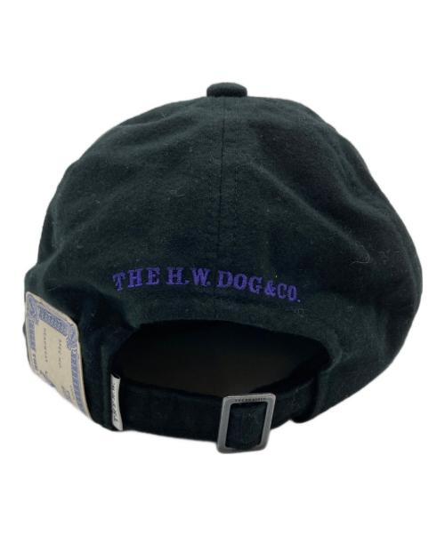 THE H.W.DOG&CO.（エイチダブリュードッグアンドコー）THE H.W.DOG&CO. (エイチダブリュードッグアンドコー) 6パネルゴルフキャップ ブラックの古着・服飾アイテム