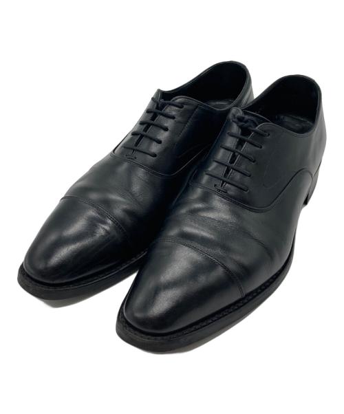 SCOTCH GRAIN（スコッチグレイン）SCOTCH GRAIN (スコッチグレイン) ストレートチップシューズ ブラック サイズ:24.5の古着・服飾アイテム
