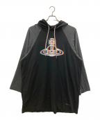 Vivienne Westwoodヴィヴィアンウエストウッド）の古着「フード付き長袖Tシャツ」｜ブラック