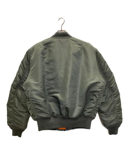 ALPHA（アルファ）ALPHA (アルファ) フルパッチMA-1 オリーブ サイズ:Lの古着・服飾アイテム