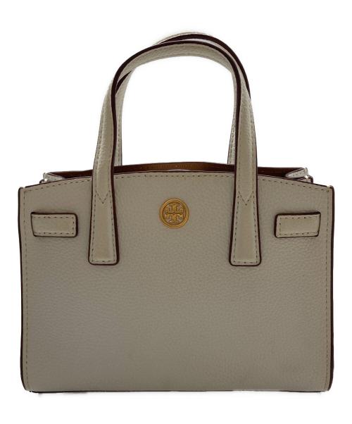 TORY BURCH（トリーバーチ）TORY BURCH (トリーバーチ) 2WAYバッグ ホワイトの古着・服飾アイテム