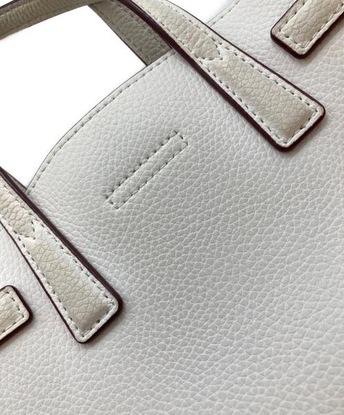 TORY BURCH（トリーバーチ）TORY BURCH (トリーバーチ) 2WAYバッグ ホワイトの古着・服飾アイテム