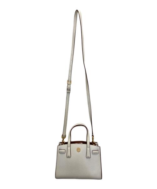 TORY BURCH（トリーバーチ）TORY BURCH (トリーバーチ) 2WAYバッグ ホワイトの古着・服飾アイテム