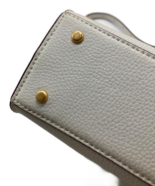TORY BURCH（トリーバーチ）TORY BURCH (トリーバーチ) 2WAYバッグ ホワイトの古着・服飾アイテム