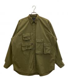 DAIWA PIER39（ダイワ ピア39）の古着「Mulch Pocket Easy Shirts」｜オリーブ