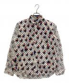 BLACK COMME des GARCONSブラックコムデギャルソン）の古着「ドッドニワトリ長袖シャツ」｜ホワイト