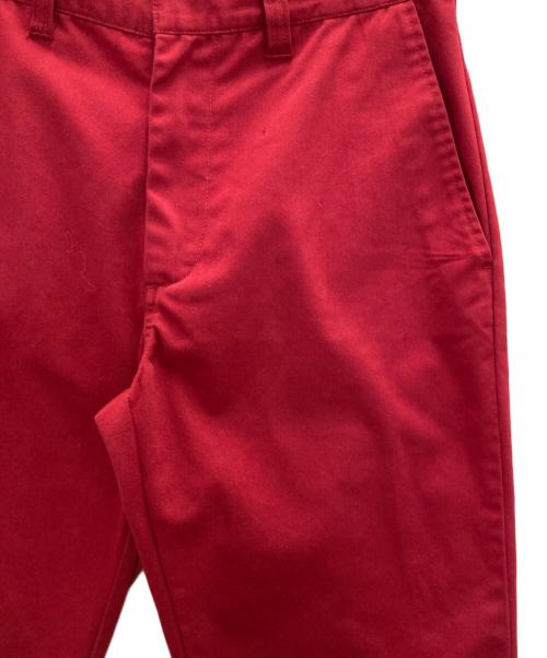 SUPREME（シュプリーム）Supreme (シュプリーム) ワークパンツ レッド サイズ:30の古着・服飾アイテム