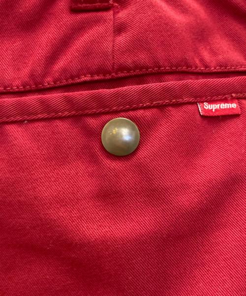 SUPREME（シュプリーム）Supreme (シュプリーム) ワークパンツ レッド サイズ:30の古着・服飾アイテム