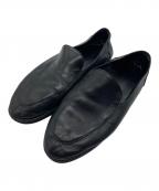 AURALEEオーラリー）の古着「SOFT LEATHER LOAFERS」｜ブラック