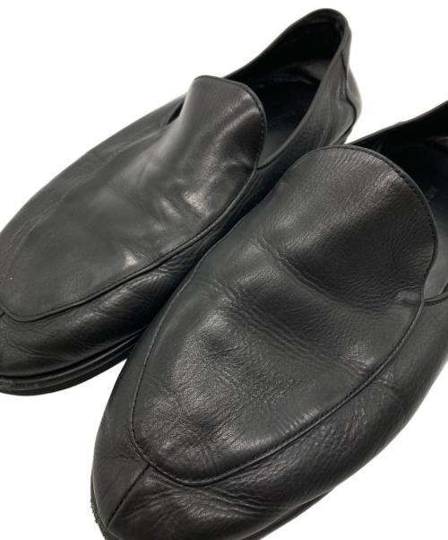 AURALEE（オーラリー）AURALEE (オーラリー) SOFT LEATHER LOAFERS ブラック サイズ:75の古着・服飾アイテム