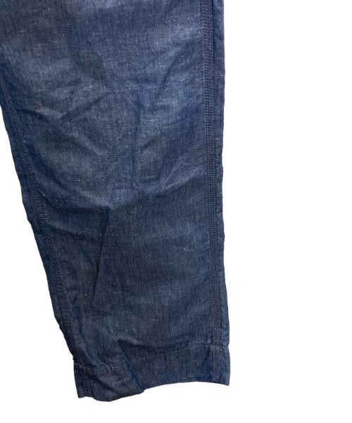 NICENESS（ナイスネス）NICENESS (ナイスネス) シャンブレーワークパンツ インディゴ サイズ:Sの古着・服飾アイテム